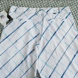 Oakley 'Scotts' Golf Shorts size 32 White Check
